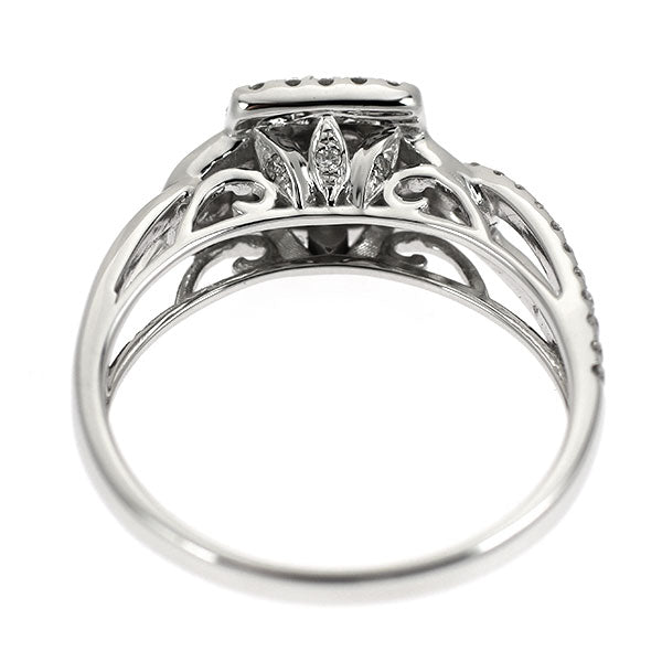 K18WG ダイヤモンド リング 0.44ct