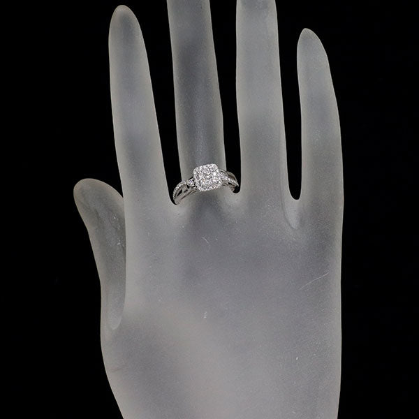 K18WG ダイヤモンド リング 0.44ct