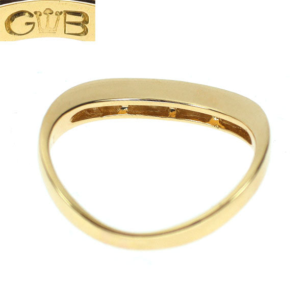 ゲインズボロー K18YG ダイヤモンド リング 0.21ct