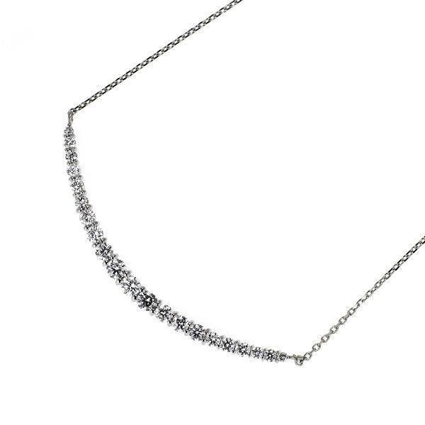 Pt900/ Pt850 ダイヤモンド ペンダントネックレス 0.50ct