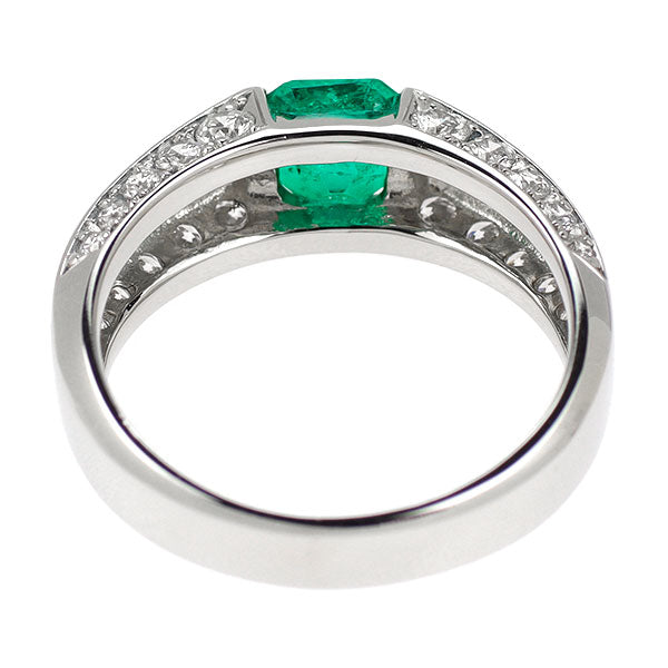Pt900 エメラルド ダイヤモンド リング 0.75ct D0.52ct — セルビー