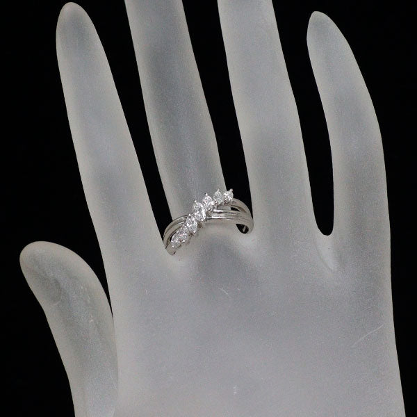Pt900 マーキス ダイヤモンド リング 0.56ct