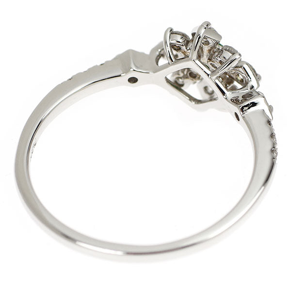 希少 Pt900 デマントイドガーネット ダイヤモンド リング 0.02ct D0.28ct