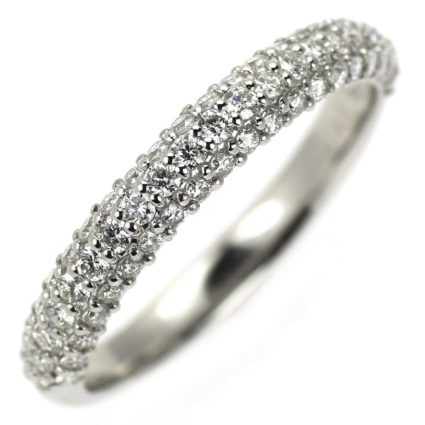 Pt900 ダイヤモンド リング 0.71ct パヴェ