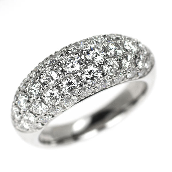 Pt900 ダイヤモンド リング 2.00ct  パヴェ