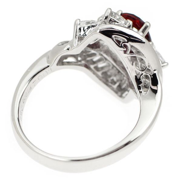 Pt900 ルビー ダイヤモンド リング 1.062ct D1.65ct