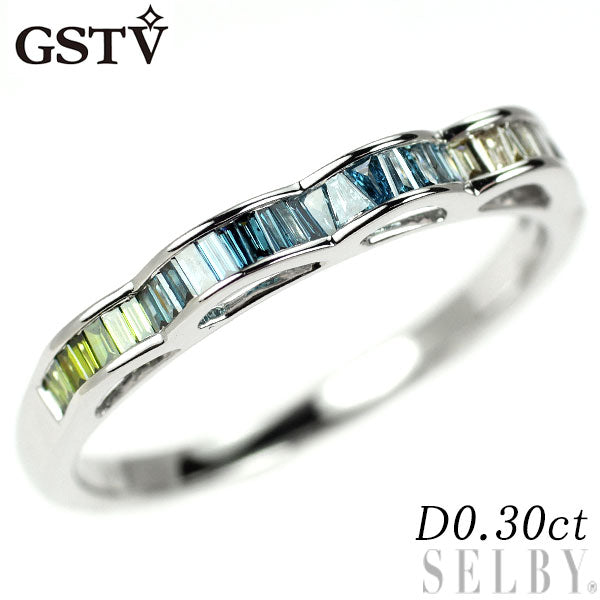 GSTV K18WG トリート/カラーレス ダイヤモンド リング 0.30ct