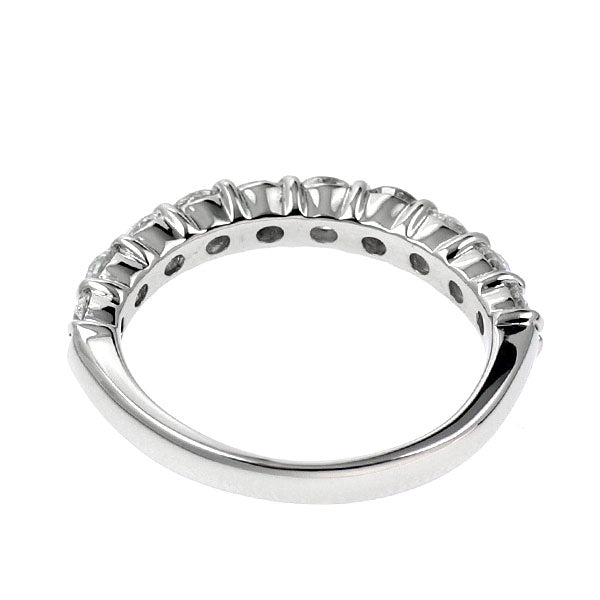 Pt900 ダイヤモンド リング 1.00ct ハーフエタニティ