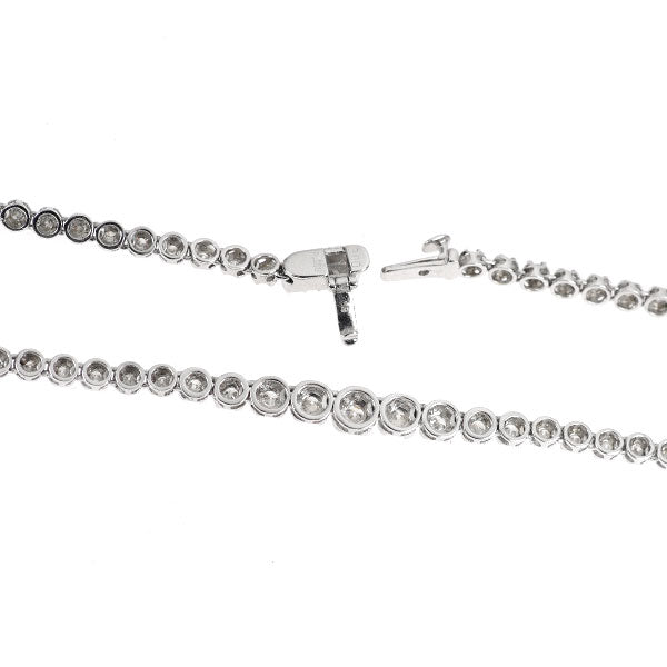 Pt850 ダイヤモンド ネックレス 3.00ct  テニス