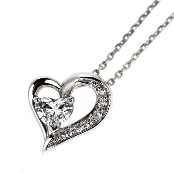 Pt900/Pt850 ダイヤモンド ペンダントネックレス 0.20ct  ハート