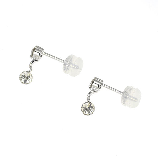 K18WG ダイヤモンド ピアス 0.50ct