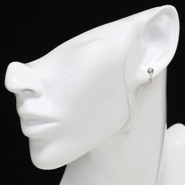 K18WG ダイヤモンド ピアス 0.50ct