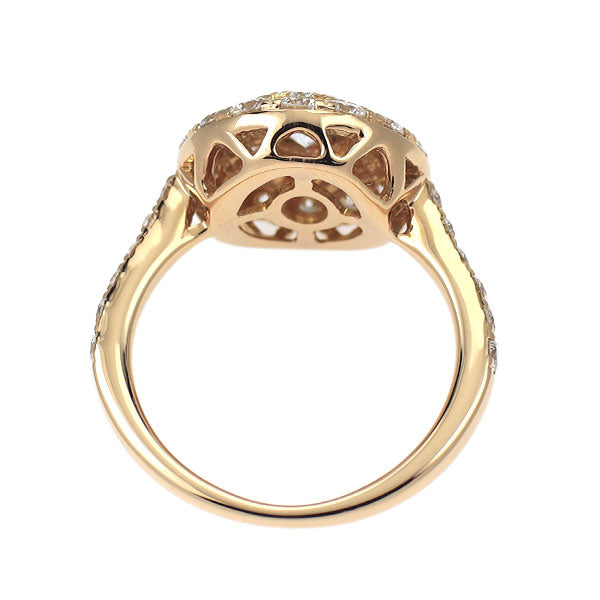 K18WG/PG さくらカット ダイヤモンド リング 0.168ct D1.00ct