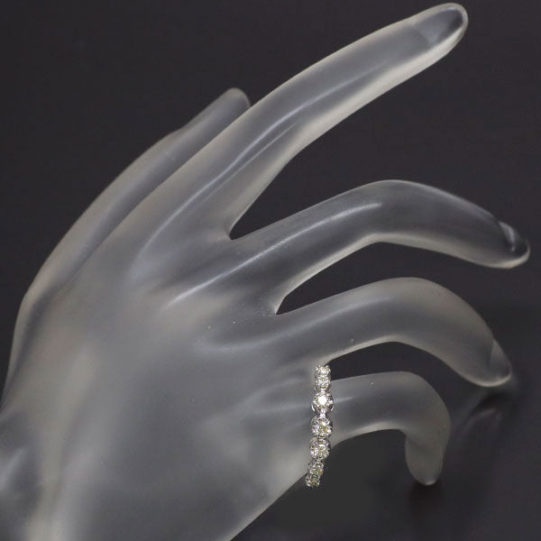 K18WG ダイヤモンド チェーンリング 0.35ct  ピンキー～20号