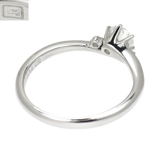 ラザールキャプラン Pt950 ダイヤモンド リング 0.31ct 0.03ct D VVS1