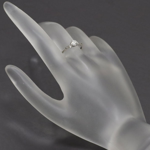 ラザールキャプラン Pt950 ダイヤモンド リング 0.31ct 0.03ct D VVS1