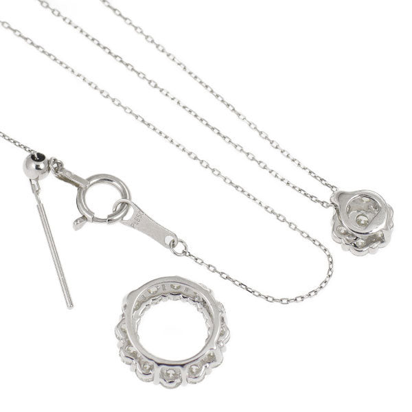 Pt950/ Pt850 ダイヤモンド ペンダントネックレス 1.00ct 3Way