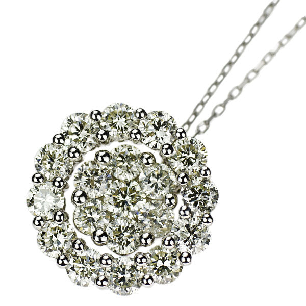 Pt950/ Pt850 ダイヤモンド ペンダントネックレス 1.00ct 3Way