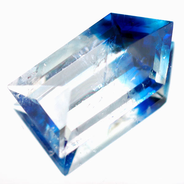 新品 ジンバブエ産バイカラーユークレース ルース 0.579ct 希少石 レアストーン【エスコレ】