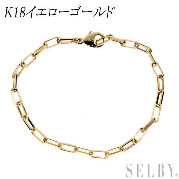 K18YG デザインブレスレット