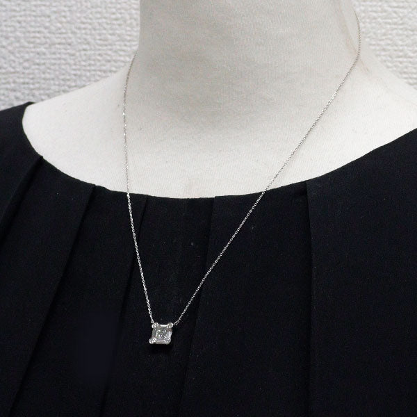 Pt900/Pt850 ダイヤモンド ペンダントネックレス 1.00ct ミステリーセッティング