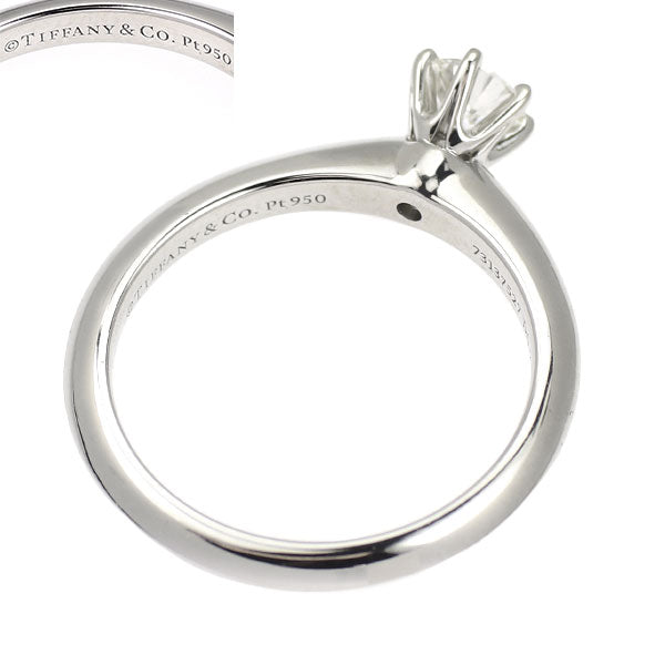 ティファニー Pt950 ダイヤモンド リング 0.25ct I VVS1 3EX ソリティア