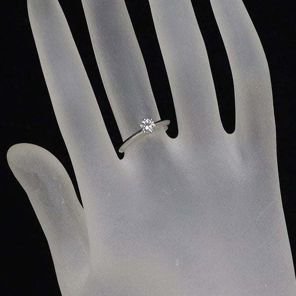 ティファニー Pt950 ダイヤモンド リング 0.25ct I VVS1 3EX ソリティア
