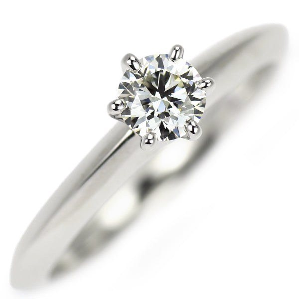 ティファニー Pt950 ダイヤモンド リング 0.25ct I VVS1 3EX ソリティア