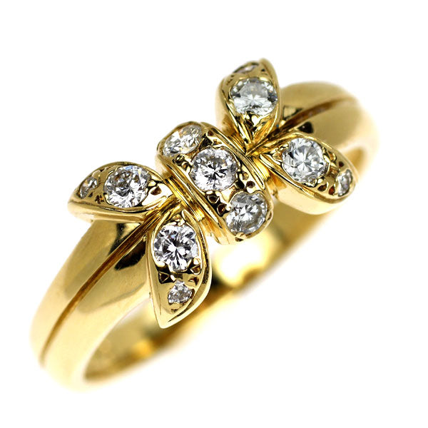 ディオール K18YG ダイヤモンド リング 0.66ct