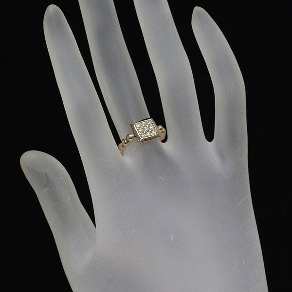 K18PG ダイヤモンド リング 0.30ct