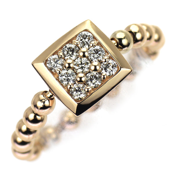 K18PG ダイヤモンド リング 0.30ct