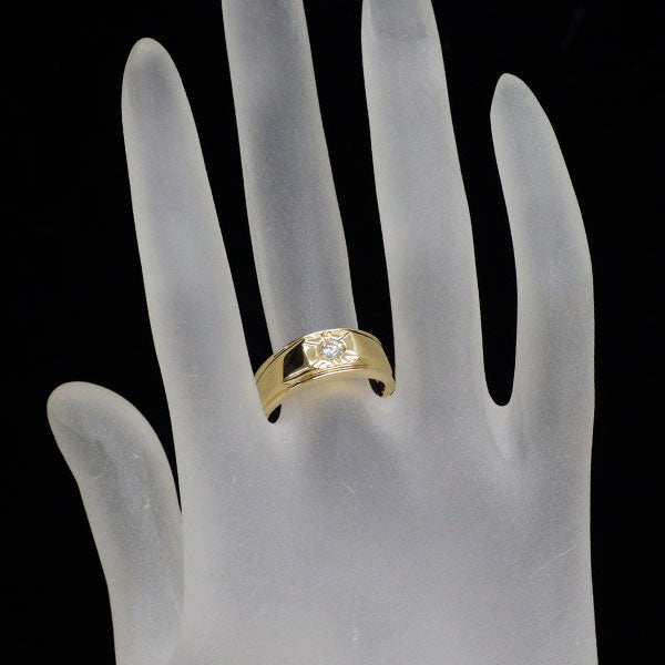 K18YG ダイヤモンド リング 0.18ct
