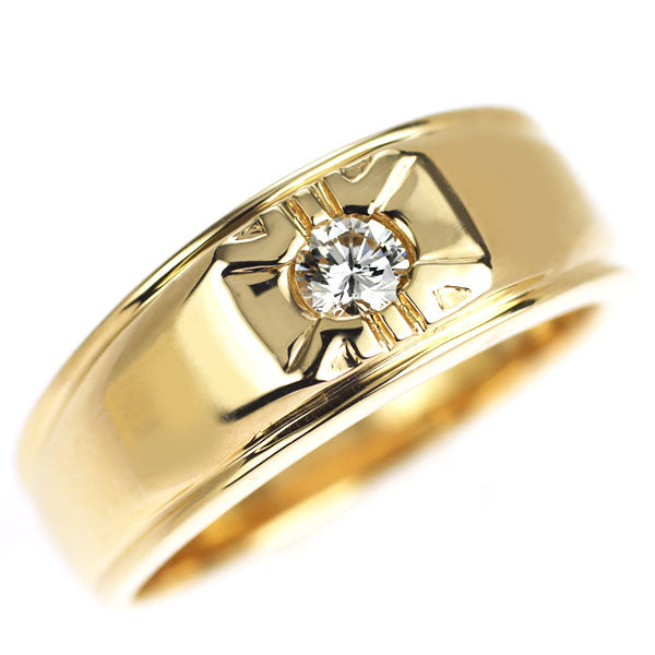 K18YG ダイヤモンド リング 0.18ct