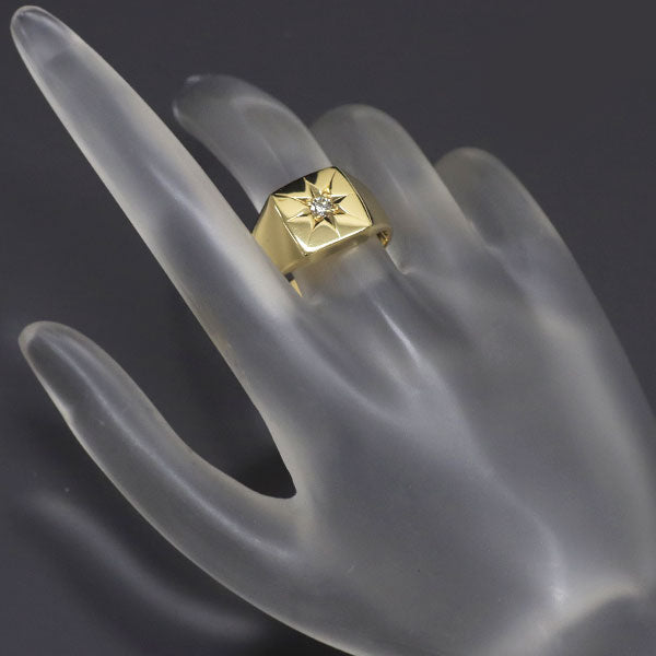 K18YG ダイヤモンド リング 0.13ct