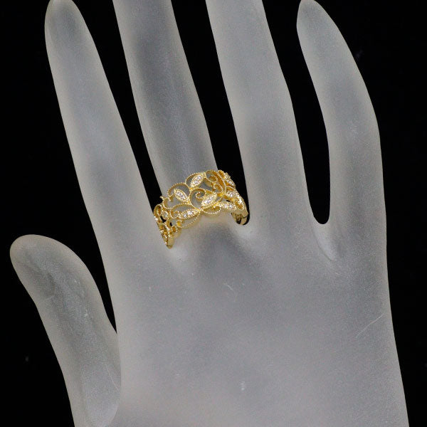 K18YG ダイヤモンド リング 0.10ct