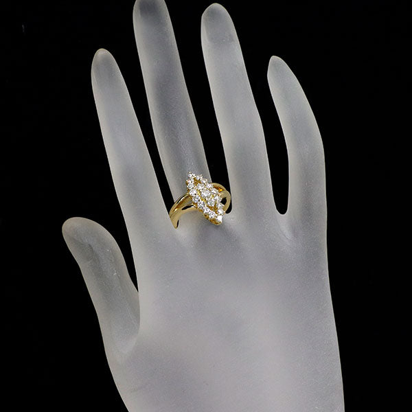 ギラロッシュ K18YG ダイヤモンド リング 1.13ct
