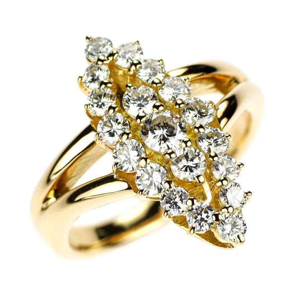 ギラロッシュ K18YG ダイヤモンド リング 1.13ct