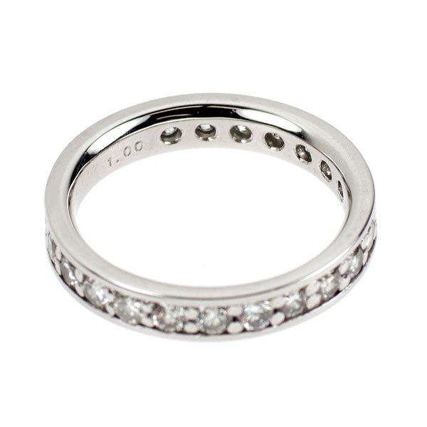 Pt950 ダイヤモンド リング 1.00ct フルエタニティ