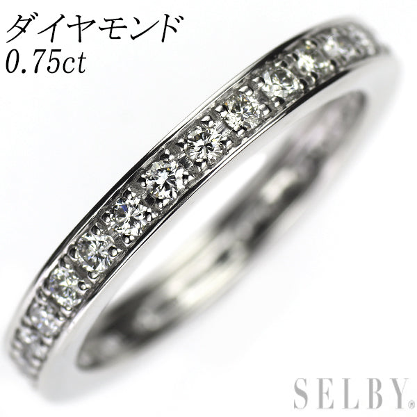 Pt900 ダイヤモンド リング 0.75ct フルエタニティ