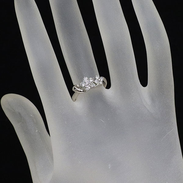 Pt900 ダイヤモンド リング 0.50ct フラワー