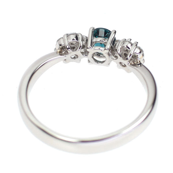 希少 Pt900 ブラジル産 アレキサンドライト ダイヤモンド リング 0.24ct 0.20ct