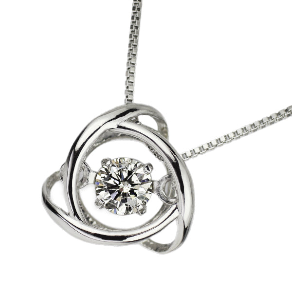 Pt900/ Pt850 ダイヤモンド ペンダントネックレス 0.10ct