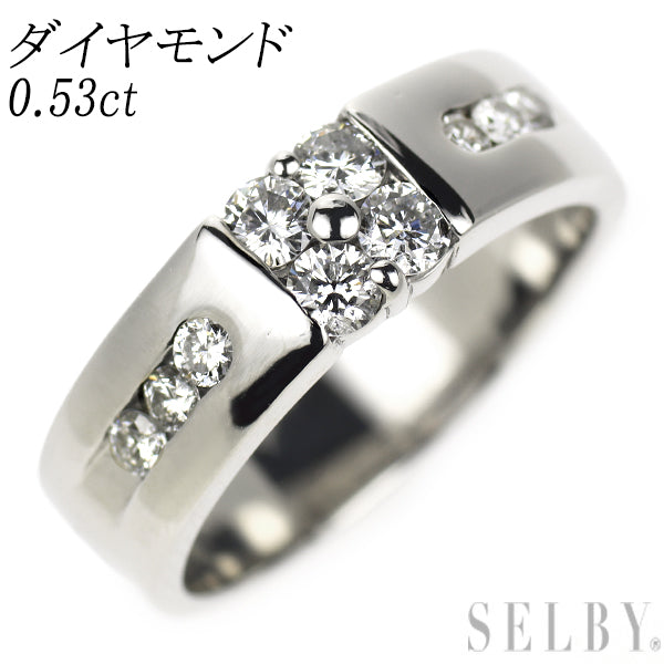 Pt900 ダイヤモンド リング 0.53ct
