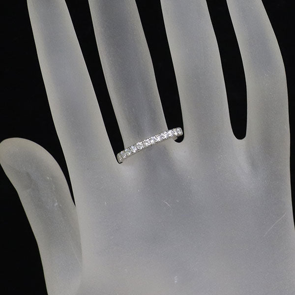 Pt900 ダイヤモンド リング 0.401ct ハーフエタニティ