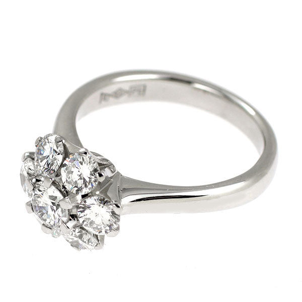 Pt900 ダイヤモンド リング 0.336ct D1.20ct フラワー