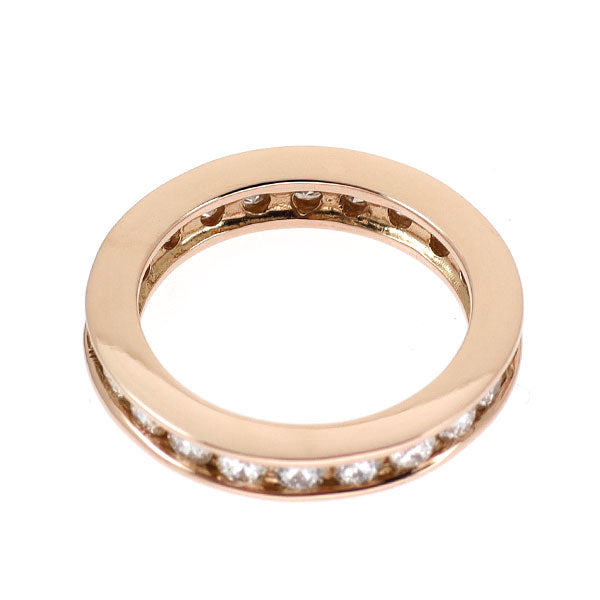 K18PG ダイヤモンド リング 0.88ct フルエタニティ ピンキー