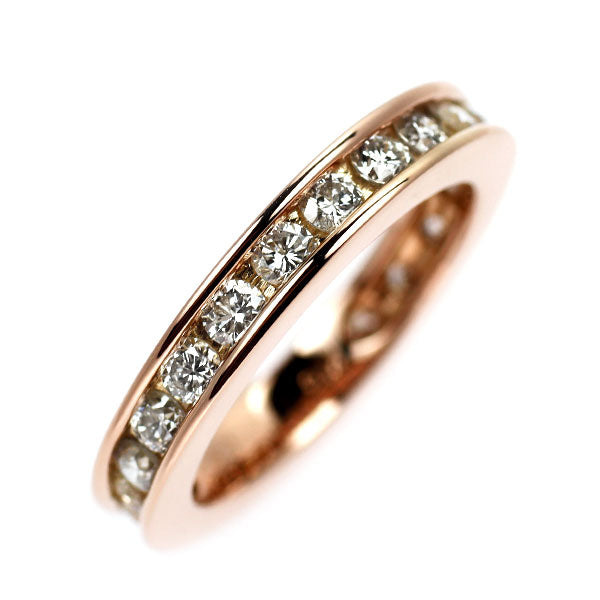 K18PG ダイヤモンド リング 0.88ct フルエタニティ ピンキー