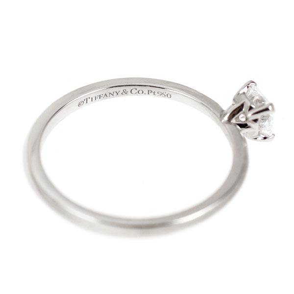 ティファニー Pt950 ダイヤモンド リング 0.37ct トゥルー