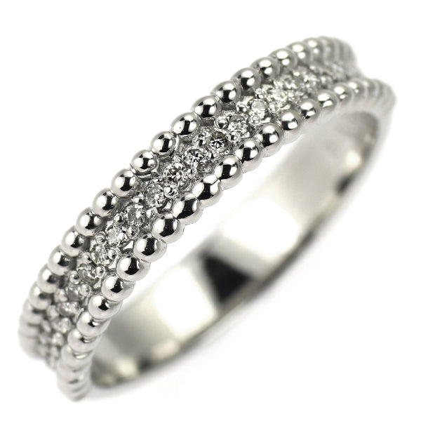 Pt900 ダイヤモンド リング 0.12ct ハーフエタニティ