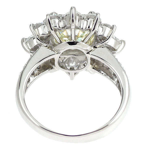 Pt900 ダイヤモンド リング 2.574ct VLY VS1 D1.90ct